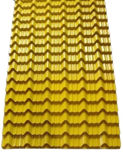 Yellow Tile Profile Roofing Sheet